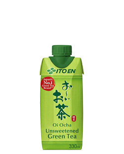 おーいお茶 緑茶 330ml<br>(キャップ付きエコ紙パック) の写真