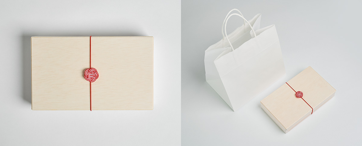 こはぎの包装の写真