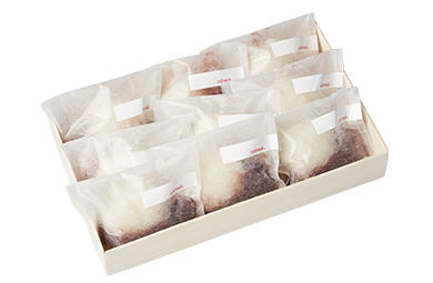 こはぎ9個 の写真